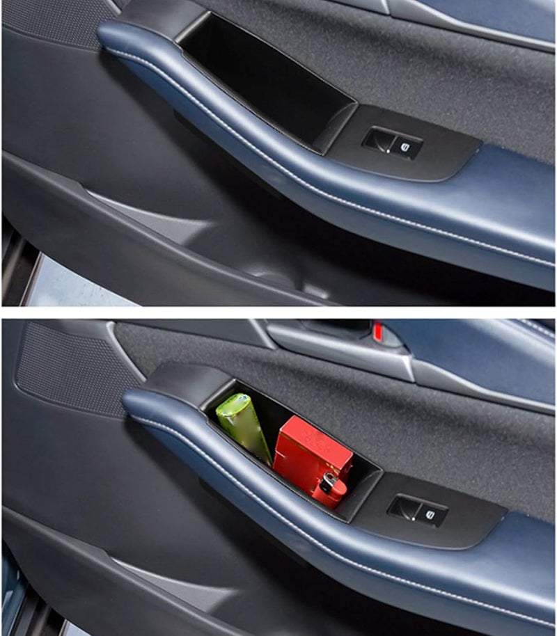 Left Hand Drive Car Door Mounted Organizers Storage Bins Quick Fixing Suitable for Auto CX30 Models Not Drill Car Pocket - Image 3