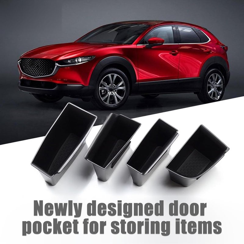 Left Hand Drive Car Door Mounted Organizers Storage Bins Quick Fixing Suitable for Auto CX30 Models Not Drill Car Pocket - Image 2