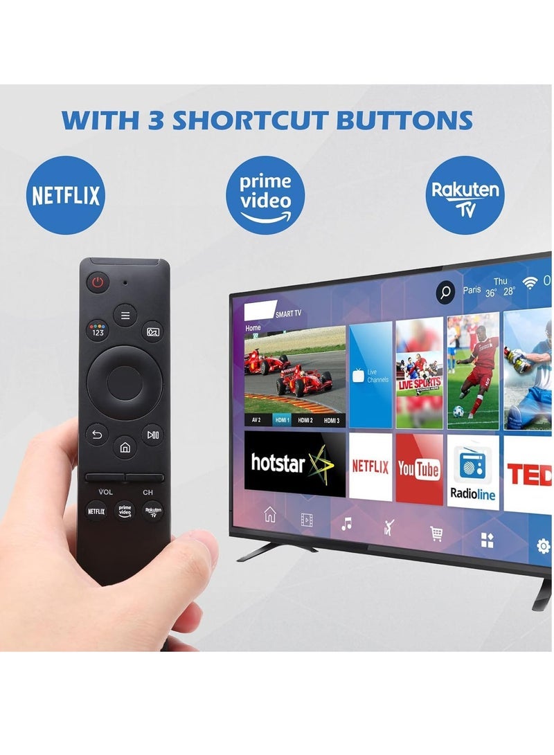 PopZa Universal Remote Control for All Samsung LED QLED UHD SUHD HDR LCD HDTV 4K 3D Crumbs Smart TVs, with Netflix/Prime Video/Rokute-TV Buttons with battery - Image 4