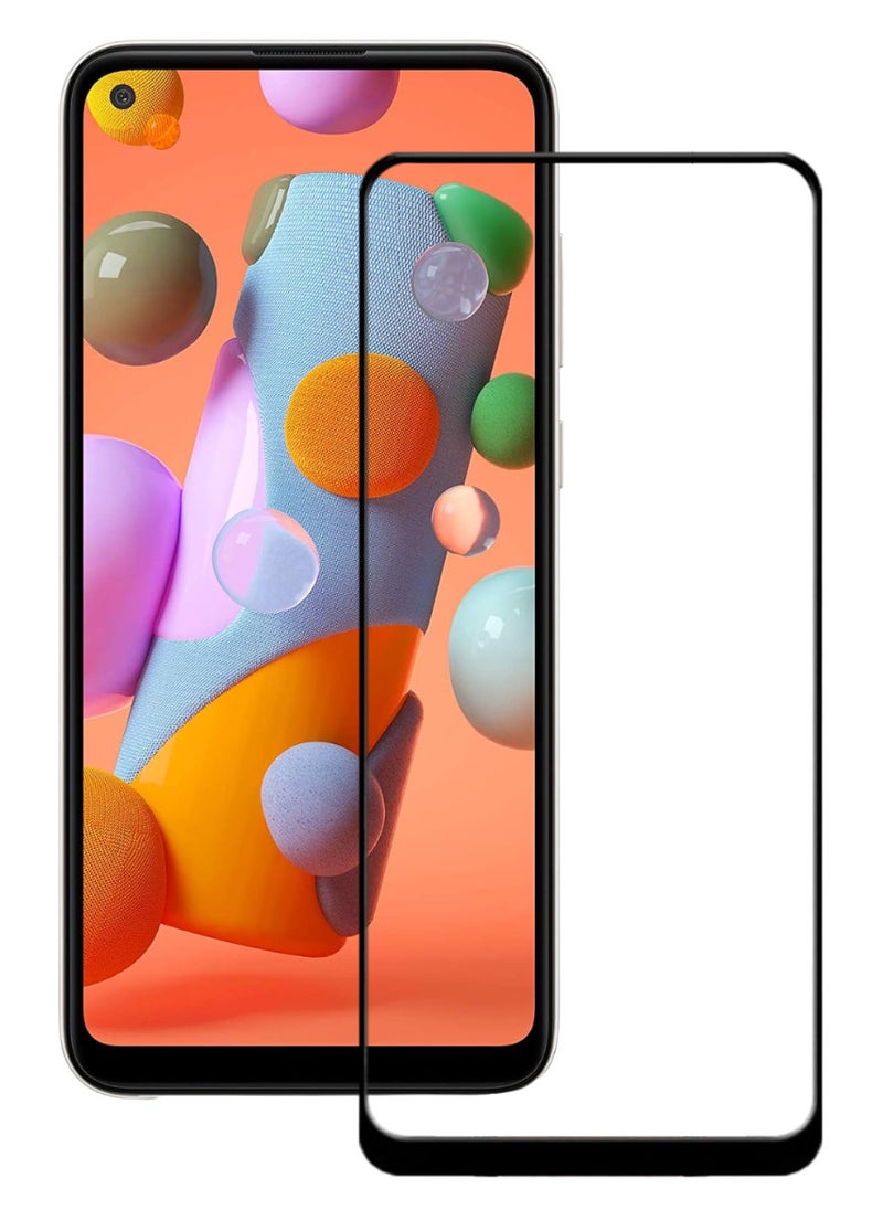 ACLIX Antistatic ESD Dustproof Premium Quality High Definition Tempered Glass Screen Protector Designed For Samsung Galaxy A11 - Image 1