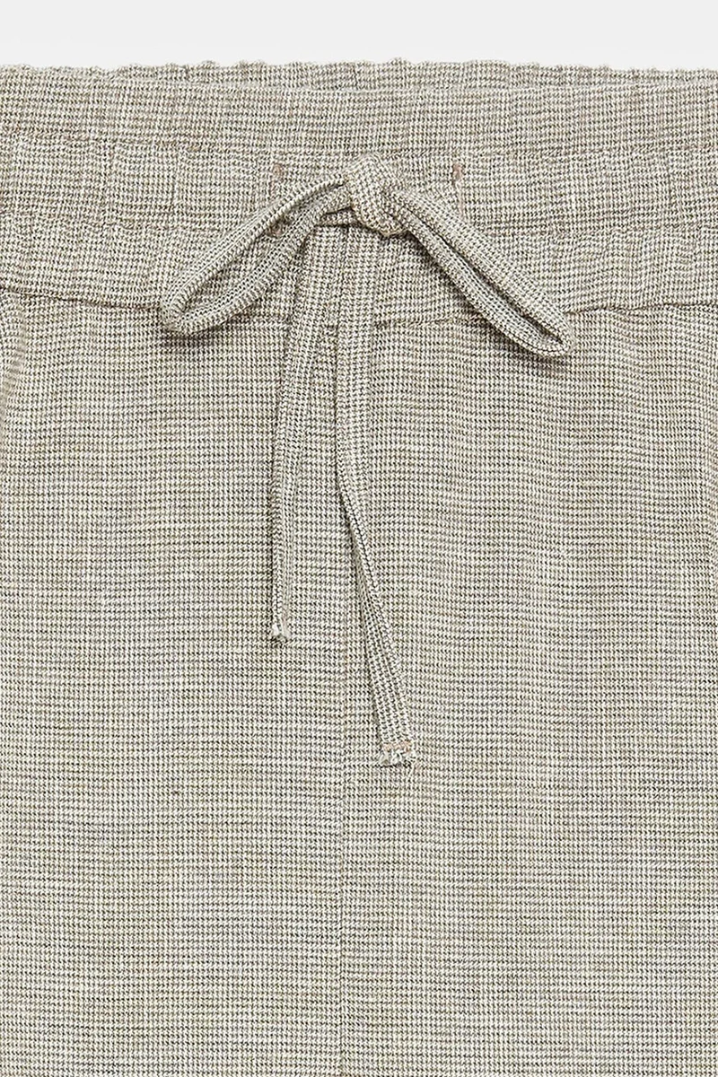Dilvin Light Grey DILVIN Wide-Leg Poplin Lounge Trousers for Women | Best Price UAE