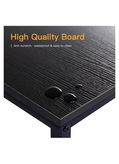 AGD Multi-use L-shaped computer and study desk for home, office and work, Black color  - Image 5