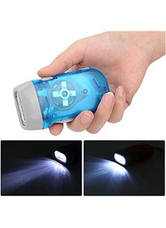 Generic LED Torch Emergency Flashlight Lamp,Hand Crank Flashlight, Outdoor Mini Manual Hand Crank Torch for Camping Home Car Emergency Survival Gear Self Powered Charging Torch Dynamo, Flashlight Hand C  - Image 4