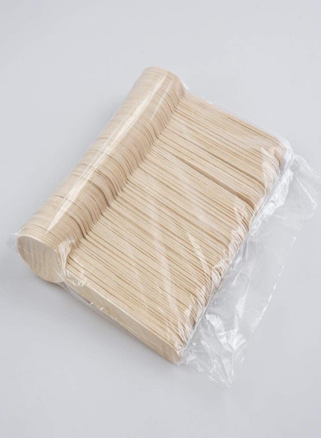 Happy Space Disposable Wooden Spoons, 140 mm, 100 Pieces (Pack of 1), Eco-Friendly, Biodegradable Cutlery, for Home Use, Party, Events - Image 4