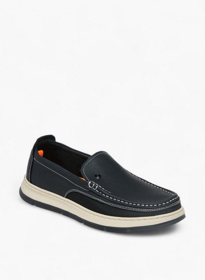 لو كونفورت حذاء لوفرز سهل الارتداء بلون سادة - Image 1