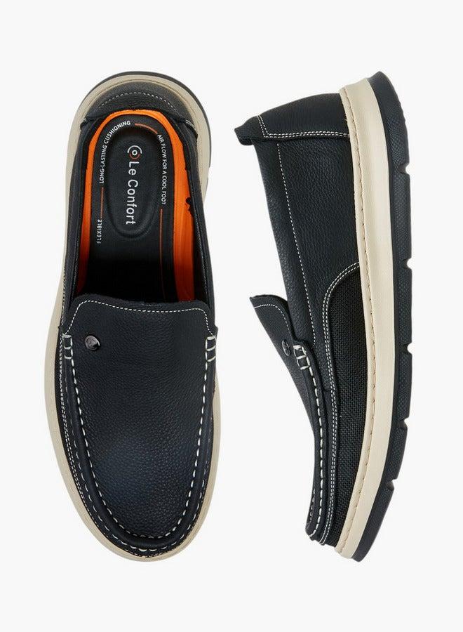 لو كونفورت حذاء لوفرز سهل الارتداء بلون سادة - Image 2