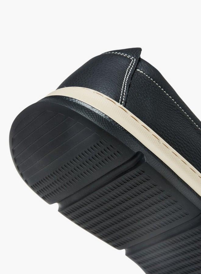 لو كونفورت حذاء لوفرز سهل الارتداء بلون سادة - Image 5