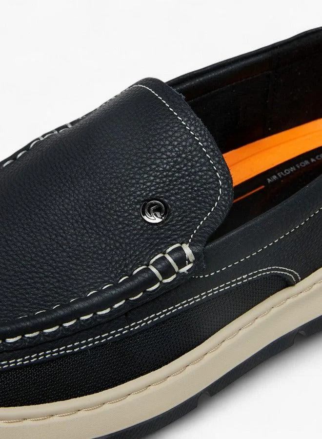 لو كونفورت حذاء لوفرز سهل الارتداء بلون سادة