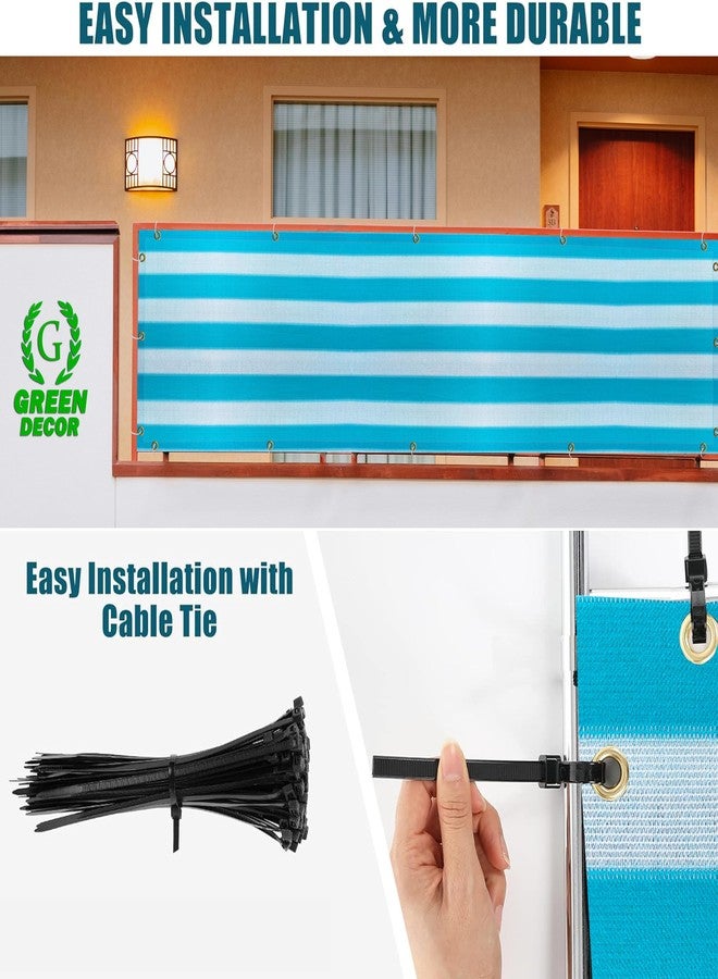 GREEN DECOR HDPE Fabric Self Fold Baby Kids Safety Net Protector for Balcony & Staircase,Balcony Net Baby Safety Products for Indoor&Outdoor(Blue & White Color, 1.50X10 MTR) - Image 4