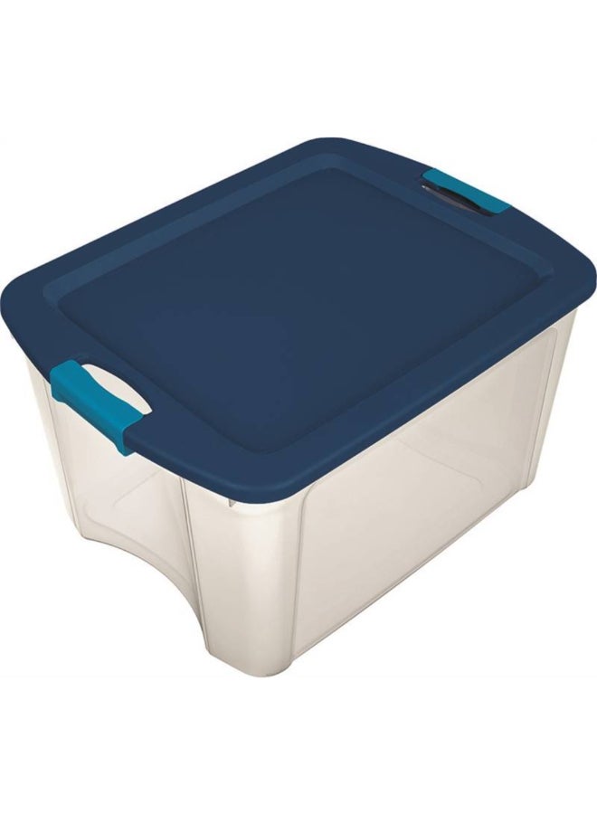 ستيريليت حاوية تخزين بقفل وحمل مع غطاء قابل للقفل أزرق وشفاف 68 لتر 4386892 - Image 1