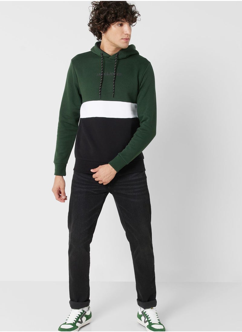 JACK & JONES - Color Block Hoodie - Image 1