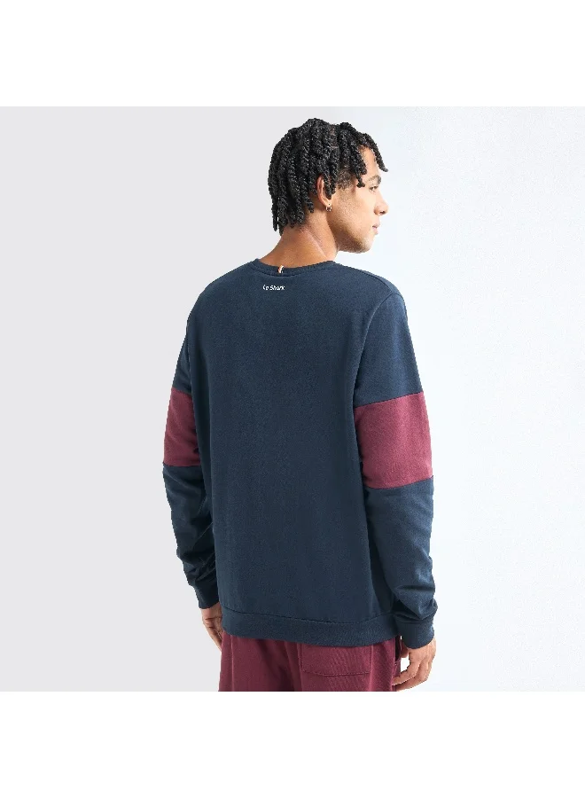 Splash FAV Solid Sweatshirt with Crew Neck and Long Sleeves