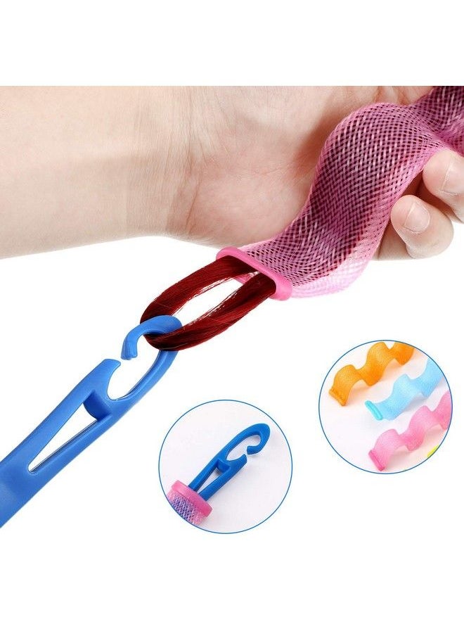 WILLBOND 30 Pieces Hair Curlers Styling Kit Wave Style Hair Rollers Spiral Curls No Heat Hair Curlers With Styling Hooks For Women Girls Long Hair Most Hairstyle Styling Tools (30 Cm/ 11.8 Inch)  - Image 4