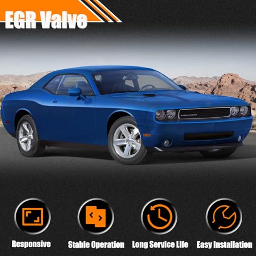 Quivimoro EGR Valve EGV843 Fits for 2005-2010 Chrysler 300, EGR Exhaust Gas Recirculation Valve for Dodge 2009-2010 Challenger, 2006-2010 Charger, 2005-2008 Magnum, 2005 Stratus Replace OE# 4593563AA 4593574AA - Image 5