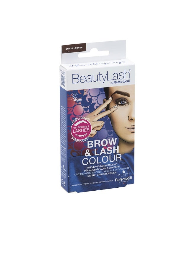 Refectocil BeautyLash Brow & Lash Color Eyebrow And Eyelash Tint Color Dark Brown - Image 1