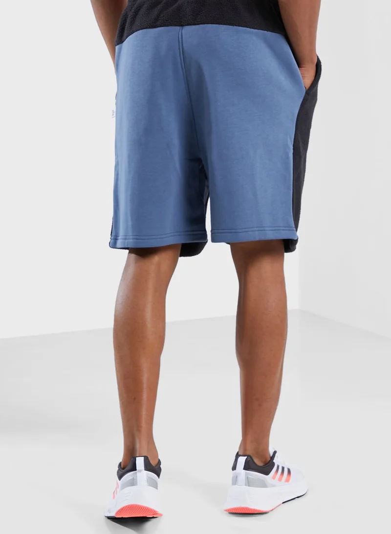 Adidas Color Block Logo Shorts