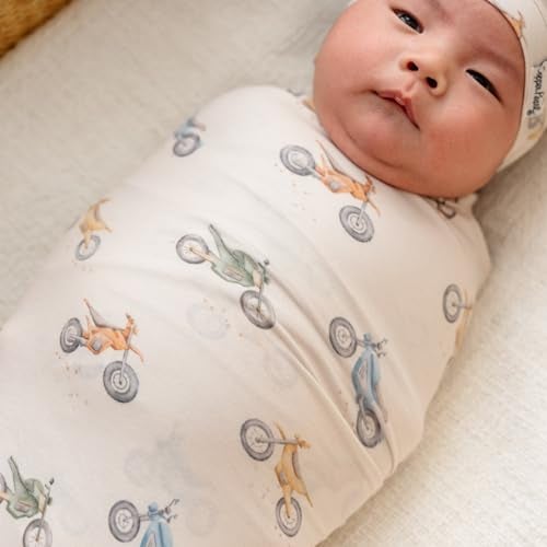 Copper Pearl Large Premium Knit Baby Swaddle Receiving Blanket Ryder - Image 4