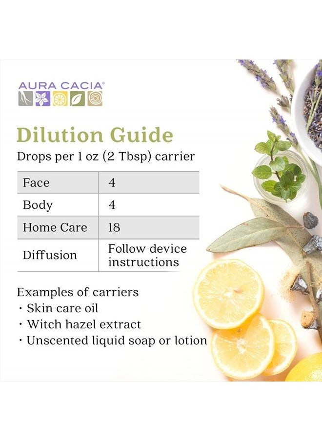 Aura Cacia - Organic Lemongrass Essential Oil | GC/MS Tested for Purity | 7.4ml (0.25 fl. oz.) - Image 1