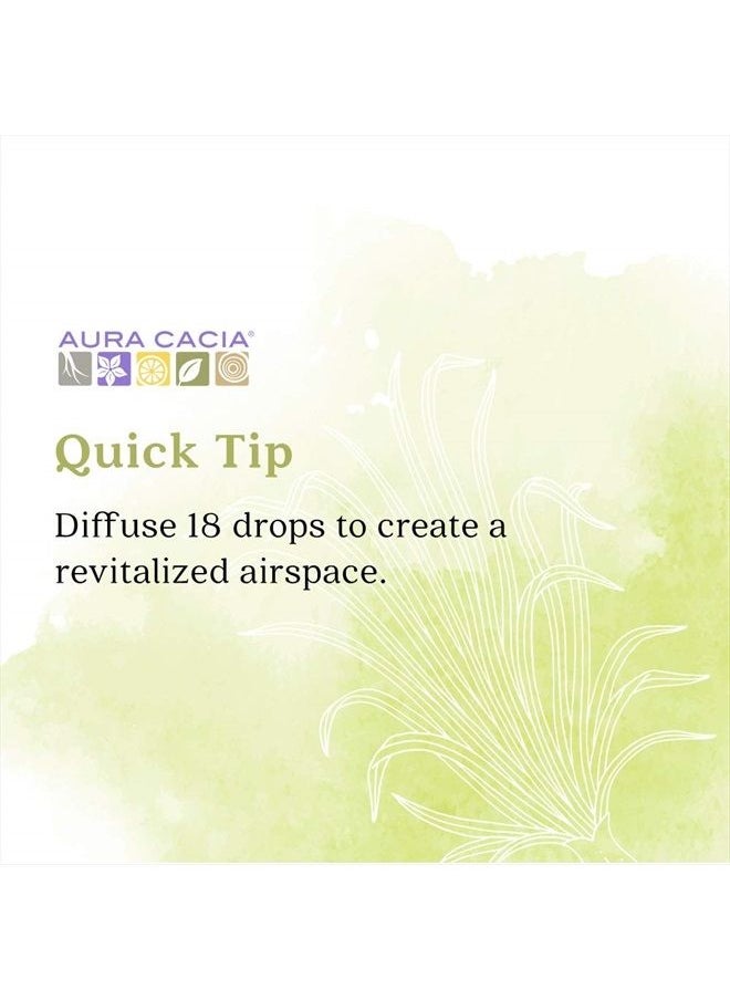 Aura Cacia - Organic Lemongrass Essential Oil | GC/MS Tested for Purity | 7.4ml (0.25 fl. oz.) - Image 1