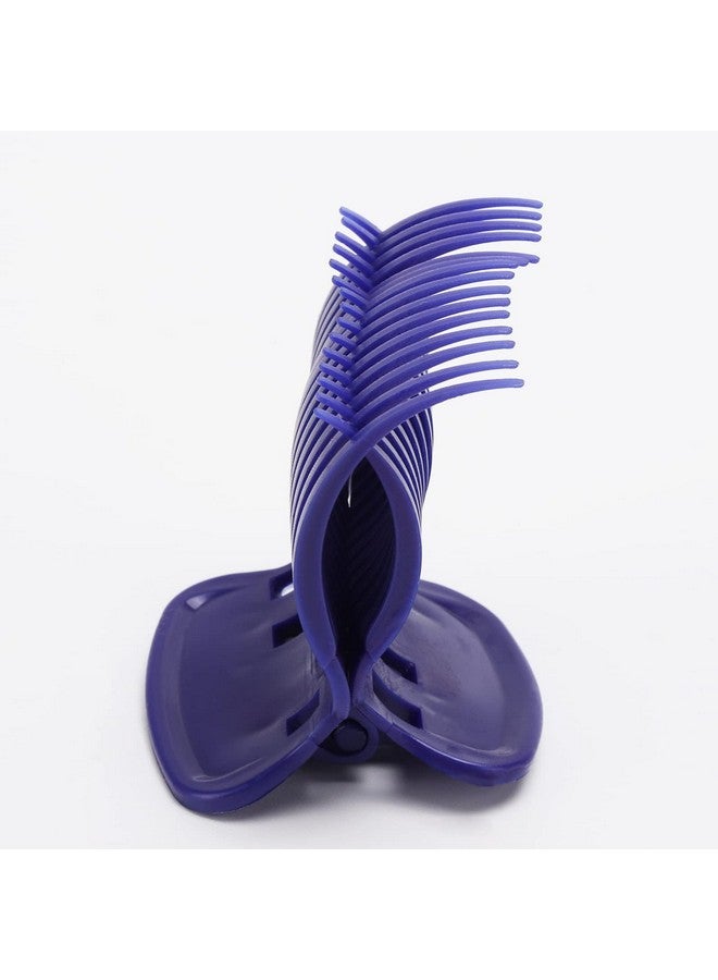 Tbestmax Bestmax 24 Hot Roller Clips For Hair Curler Claw Clip Replacement Hair Section Styling For Women Girls Purple - Image 3