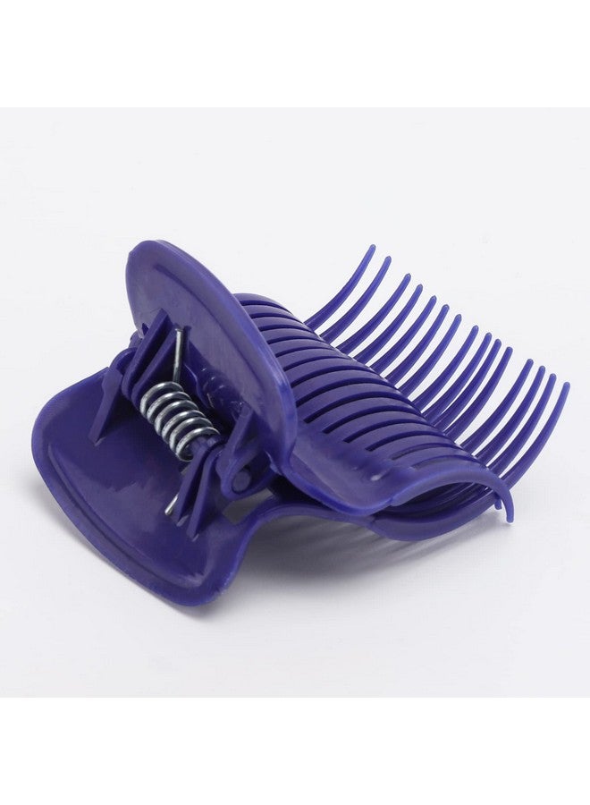 Tbestmax Bestmax 24 Hot Roller Clips For Hair Curler Claw Clip Replacement Hair Section Styling For Women Girls Purple - Image 4