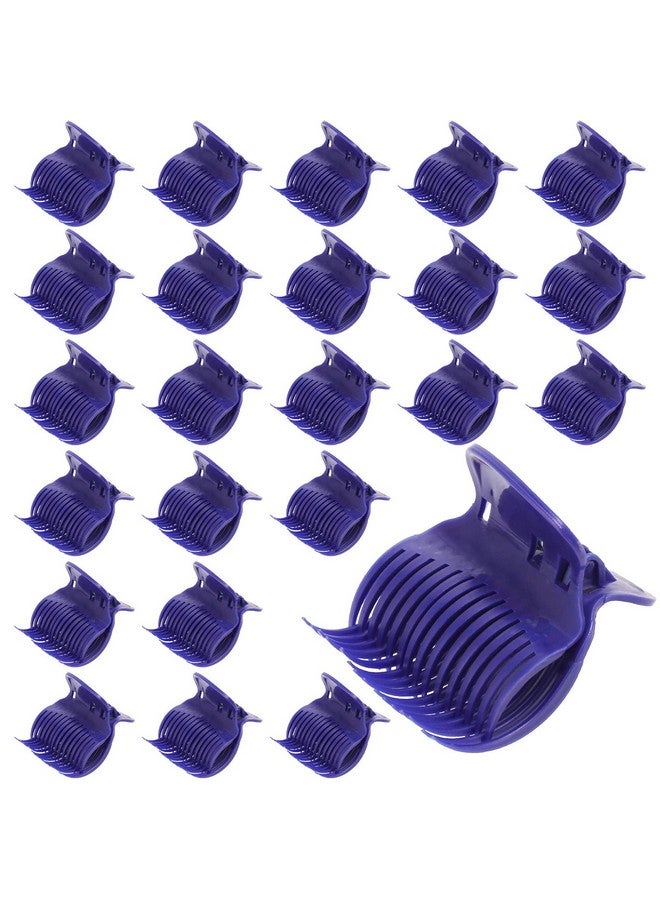 Tbestmax Bestmax 24 Hot Roller Clips For Hair Curler Claw Clip Replacement Hair Section Styling For Women Girls Purple - Image 2