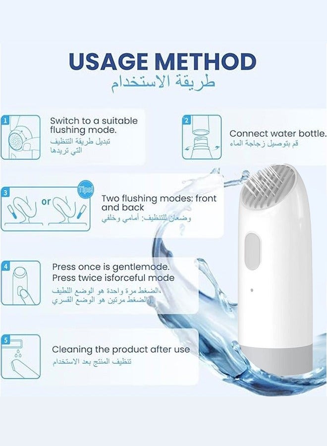Aijmil Portable rechargeable travel bidet with water tank - Small, lightweight, perfect for camping and hiking - Image 4