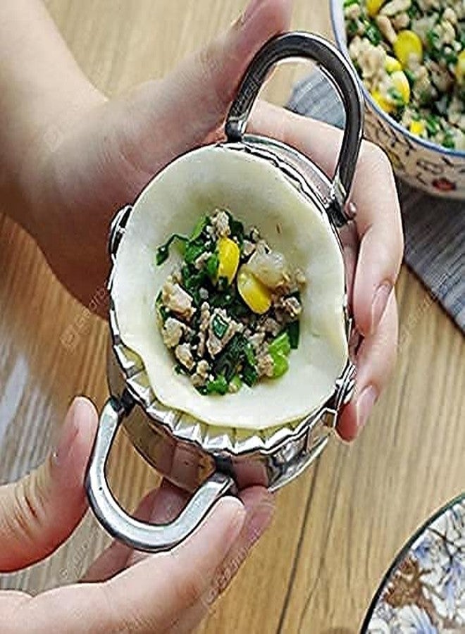 FEDDEMomos Dumpling Maker Mould Wrapper Dough Cutter for Making Tools - Image 1