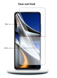 Techie Techie Anti Reflection Anti Bubbles 9H Hardness HD Tempered Glass Screen Protector For Xiaomi Poco X4 Pro 5G  - Image 3