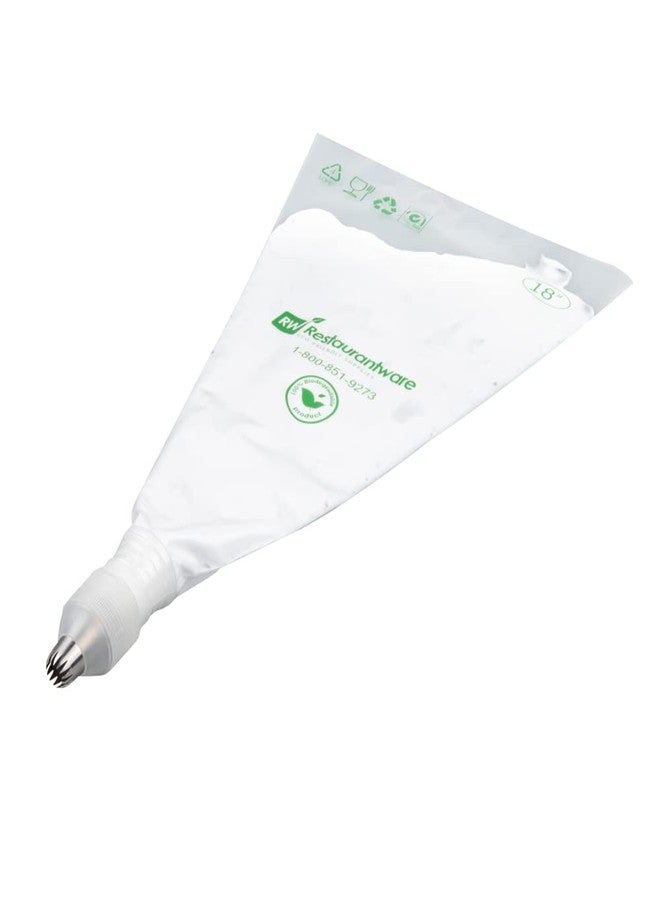 Restaurantware Pastry Tek Piping Tip 1 Open Star Decorating Tip - #6B Dent-Resistant Stainless Steel Icing Tip Dishwasher-Safe Decorate Cupcakes Cakes or Cookies - Image 2