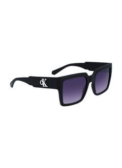 Calvin Klein Jeans Unisex Rectangular Sunglasses - CKJ23622S-002-5320 - Lens Size: 53 Mm  - Image 1
