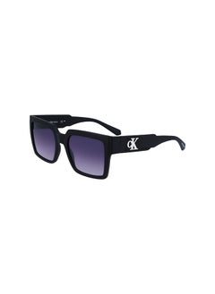 Calvin Klein Jeans Unisex Rectangular Sunglasses - CKJ23622S-002-5320 - Lens Size: 53 Mm  - Image 2