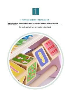 Y&D Wooden Unicorn Functional Calculation Frame For Children Children's Early Education Puzzle Toys  - Image 5