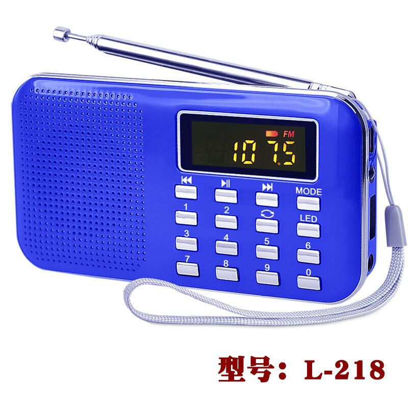 Happy With Card Speaker L218 Ultra-Thin Mini Speaker Portable Card For The Elderly Radio Mp3 - Image 2