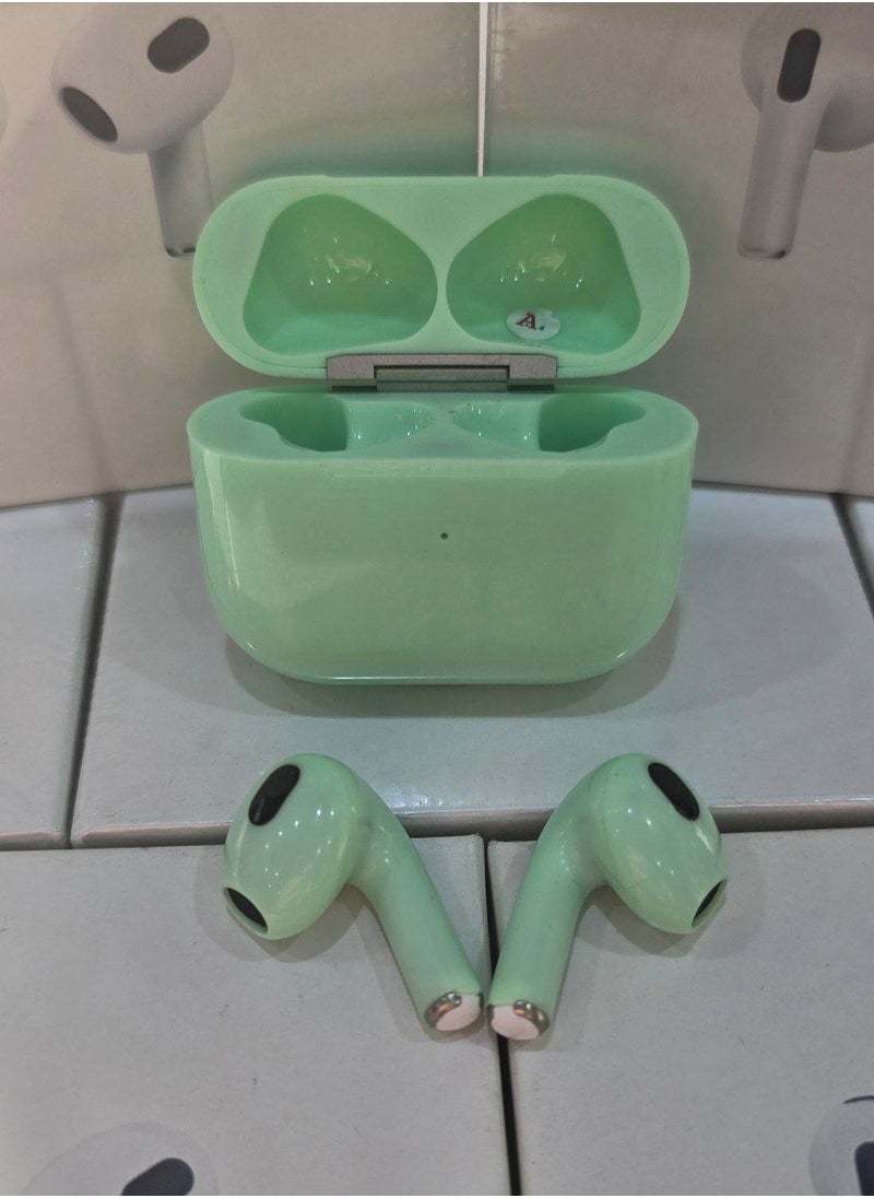 CATANES - 3rd Generation True Wireless Earphones Sport Bluetooth Noise Cancellation TWS Earbuds Compatible with All iPhone and Android Smartphones Green - Image 1