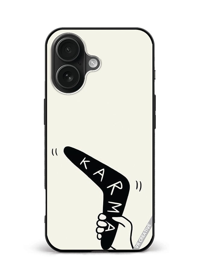 Protective Case Cover For Apple iPhone 16 Plus Karma Design Multicolour