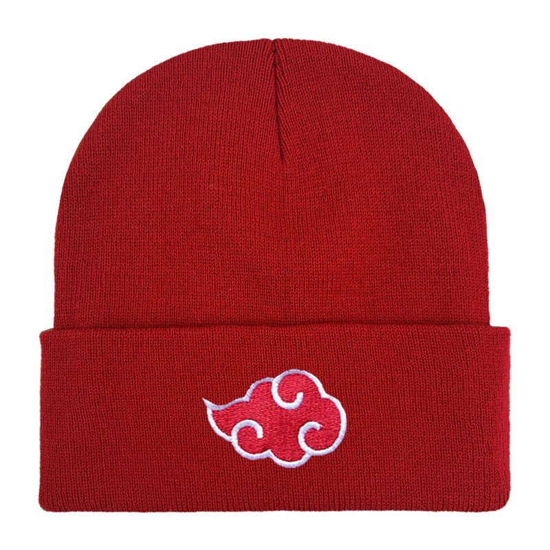 Naruto Cloud Knit Beanie Unisex Winter Warm Jujube 