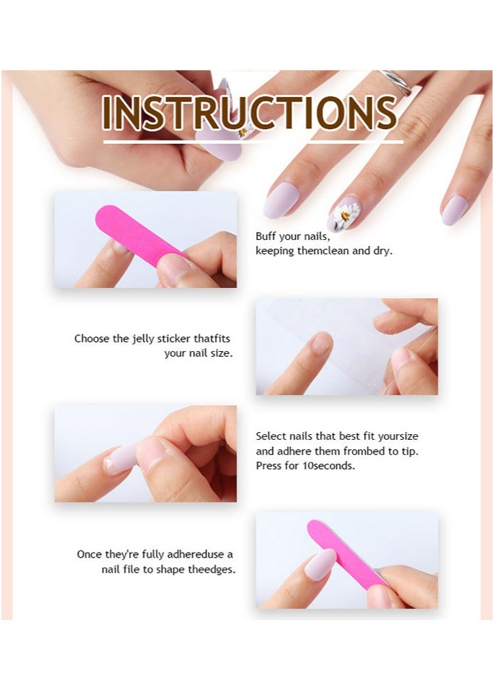 Hot-Selling New Product - French-Style Long Nail Clip Set, Equipped With Shiny Bow Decorations Adorned With Diamonds. Its Style Is Pure And Sensual, Making It Perfect For Sweet Girls. It Contains 24 Items. - Image 5