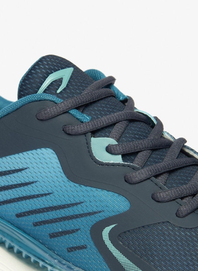 Dash Men's Colourblock Sports Shoes with Lace-Up Closure - Image 2