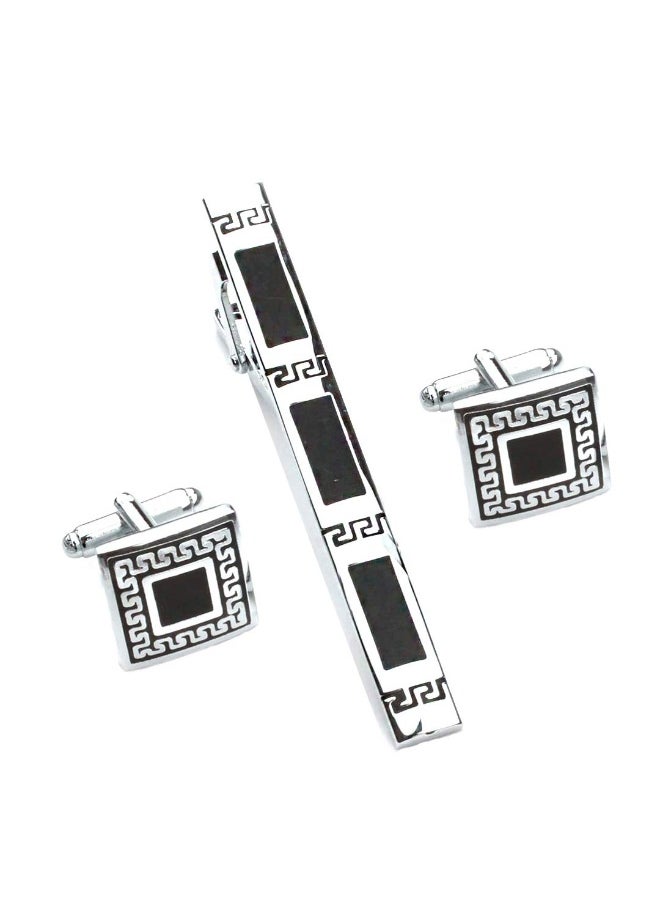 YELLOW CHIMES - Class Defining Collection Tie Pin and Cuff Links Set by  Copper Cufflink for Men (Class Defining Tie Pin Cufflinks Set) fgs..fg - Image 1