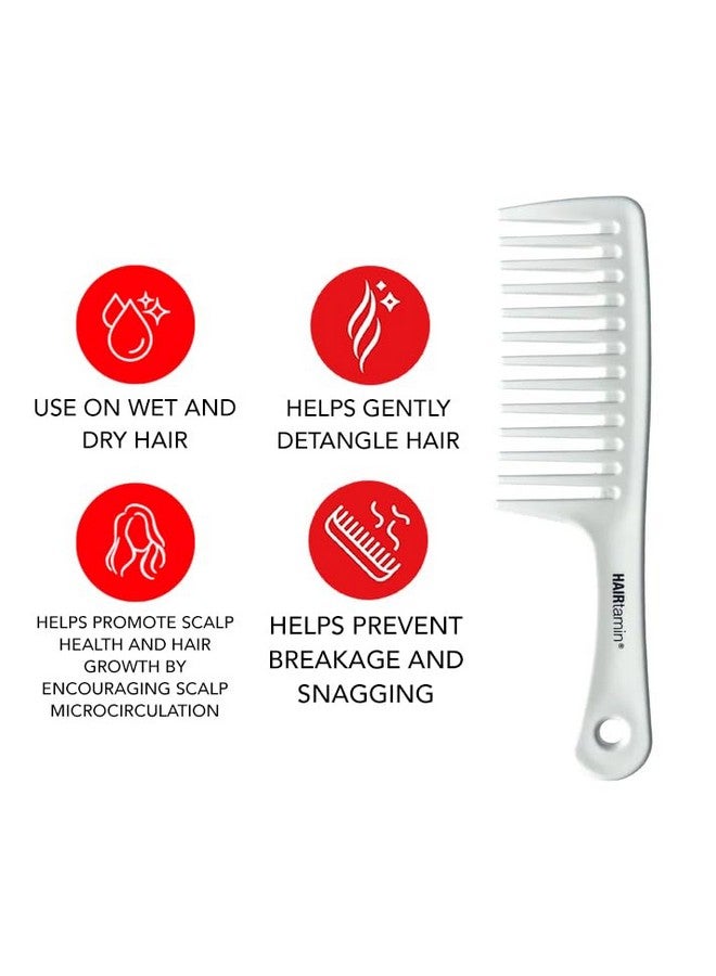 Hairtamin Advanced Vegan Biotin Supplement Pack | Hair, Skin & Nail Vitamins with Gentle Detangling Comb to Promote Growth & Thickness - Image 3