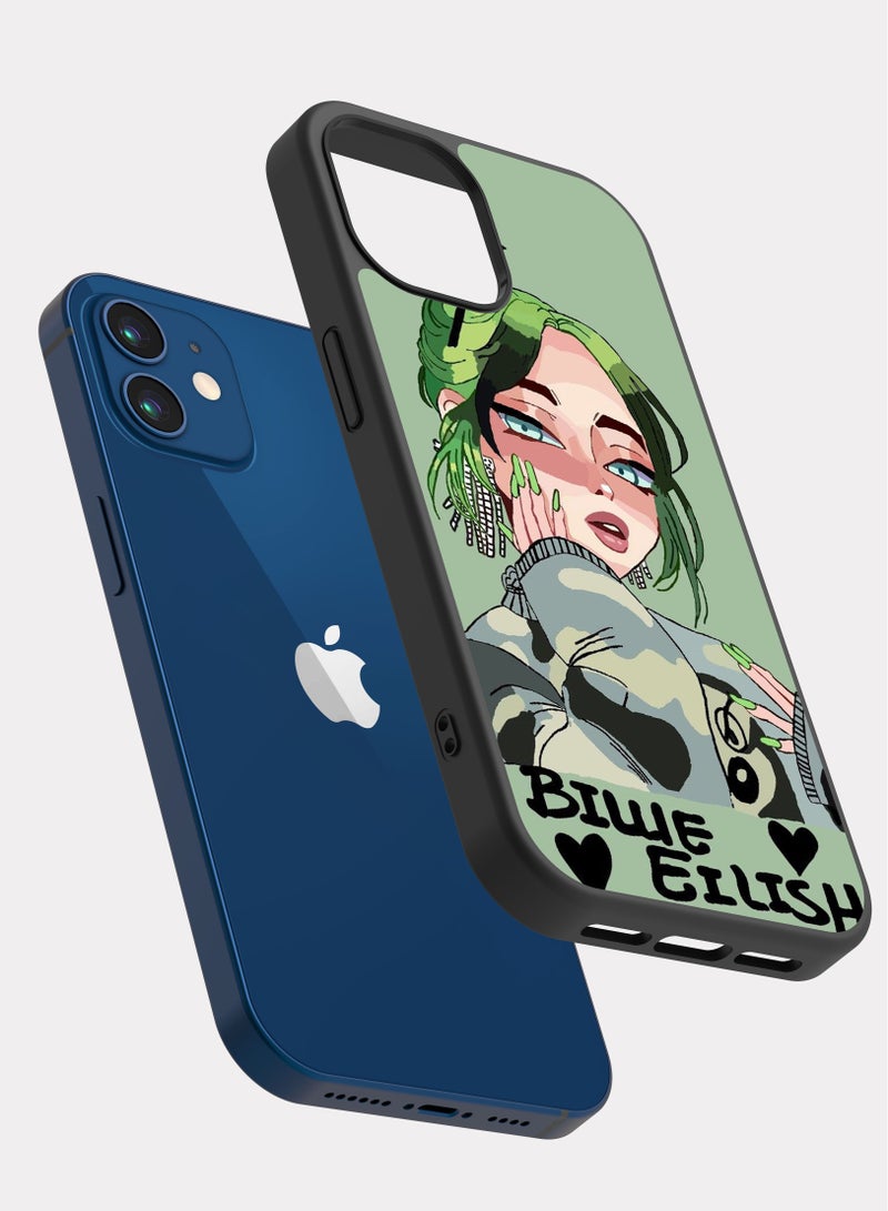 PXLAAT iPhone 12 case cover Billie Eilish - Image 2