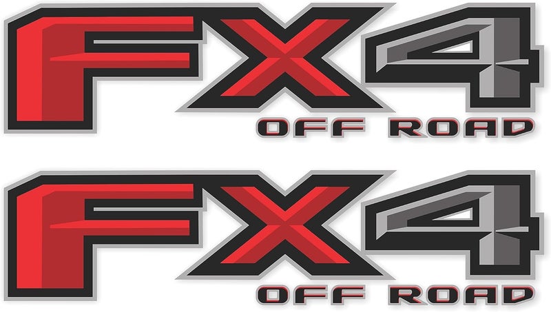 Gold Hook FX4 Decals Stickers for F150 F250 F350 Super Duty Trucks - Image 1
