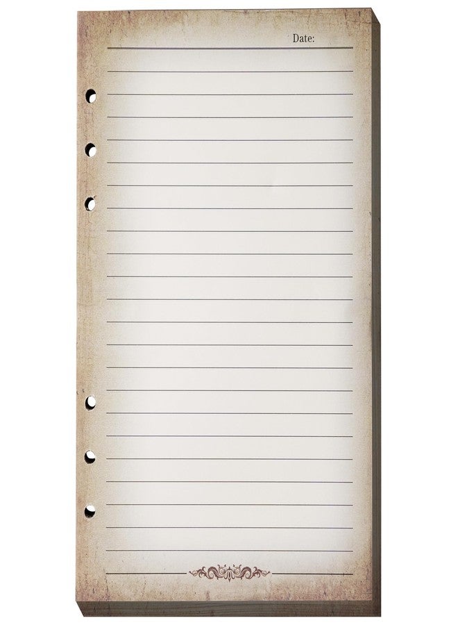 Soar Forge StoryForge Binder Refill: A5 DND Notebook Journal Paper - 100 Sheets (200 Pages) with Ring Holes & Immersive Parched Border Print - Image 1