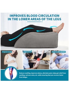 Arabest Inflatable Wedge Leg Elevation Pillow for improving Sleep Quality Pregnant Surgery and Injury Recovery 63x50x24cm  - Image 2