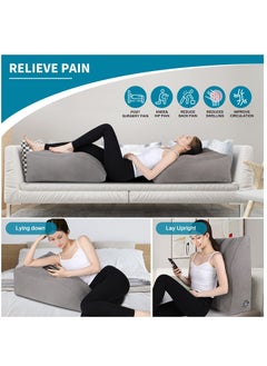 Arabest Inflatable Wedge Leg Elevation Pillow for improving Sleep Quality Pregnant Surgery and Injury Recovery 63x50x24cm  - Image 3