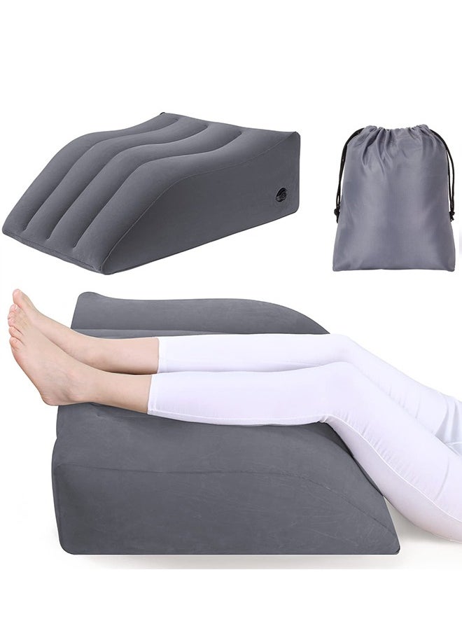 Arabest Inflatable Wedge Leg Elevation Pillow for improving Sleep Quality Pregnant Surgery and Injury Recovery 63x50x24cm  - Image 1