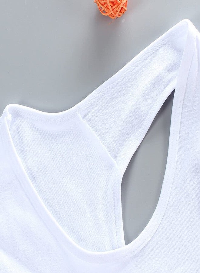 Katutude 4 Pack Girls Unpadded Bra Seamless Breathable Cotton Bra Wireless Lightweight Sports Bras Girls Crop Tops for 9-14 Years Black, Black, Lower Chest Circumference 62-78cm - Image 5