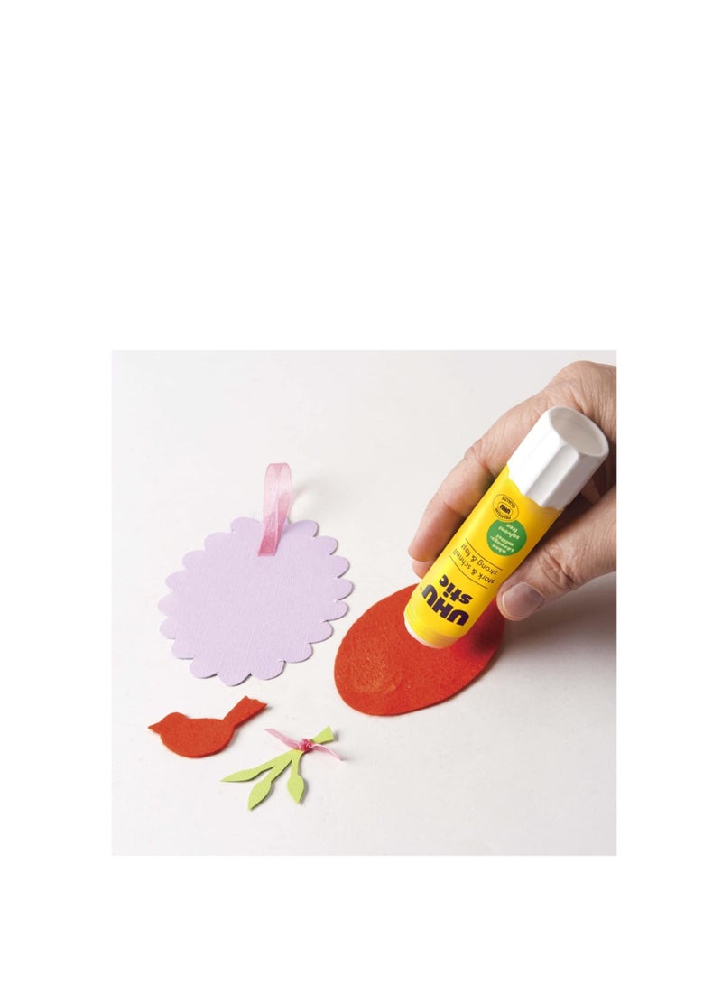 UHU STIC, The Proven Glue Stick - Glues strongly, quickly and permanently, without solvent, 21g, 12pcs, White - Image 5