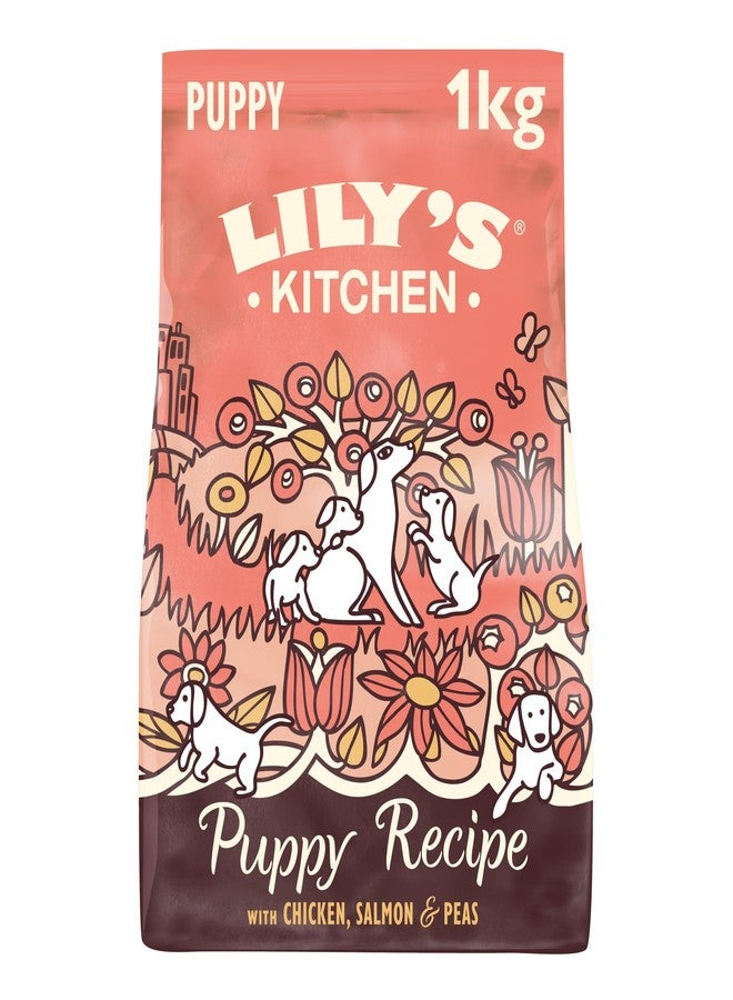 Lily's Kitchen baycheers Lily's Kitchen Puppy Recipe Chicken & Salmon Natural Grain Free Complete Dry Dog Food 1 kg - Image 1